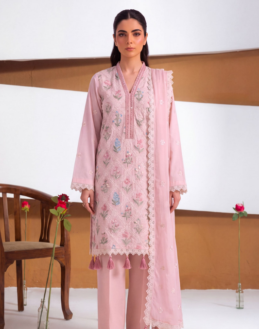 Soghat Nysa Chikankari Cambric-D01