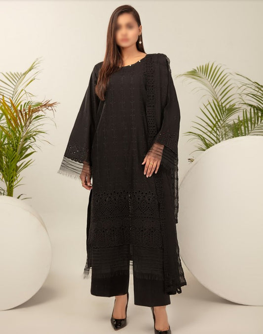 Fantak Chikankari Emb Lawn-D01