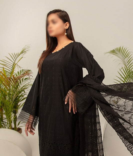 Fantak Chikankari Emb Lawn-D01