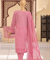 HZ Mehak Printed Emb Lawn-MEC-507