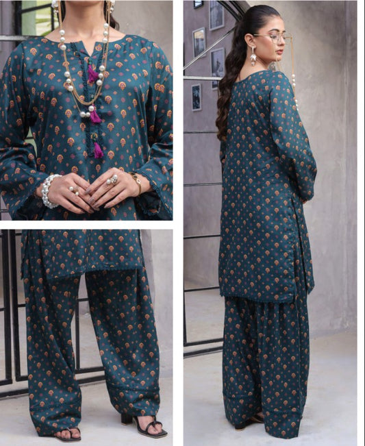 Retro 02pcs RTW Farshi Shalwar Edit-D01