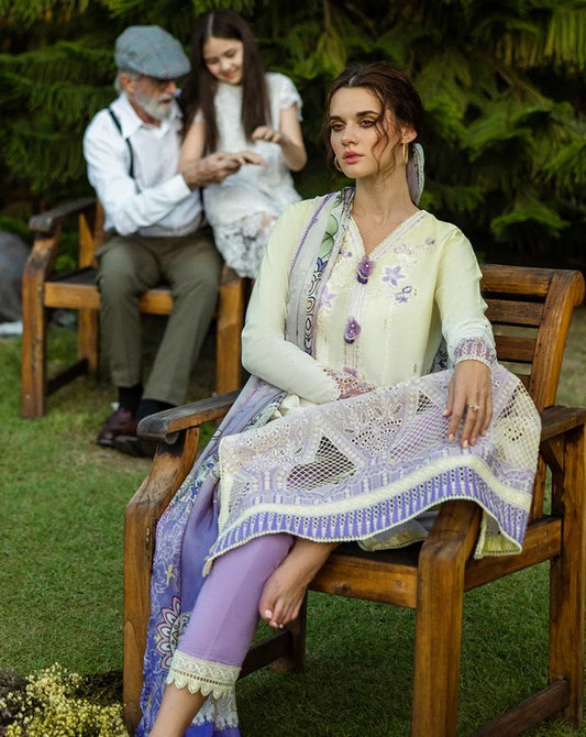 Mushq Solace Ombre Chikankari-D01