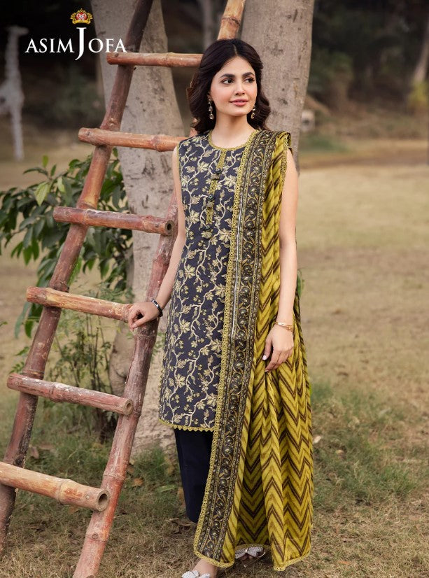 Asim Jofa Print Emb-AJUBJ-26