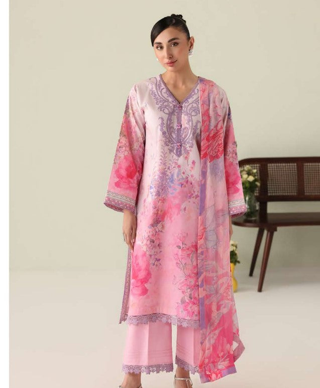 Roheenaz Rosette Lawn-D02A