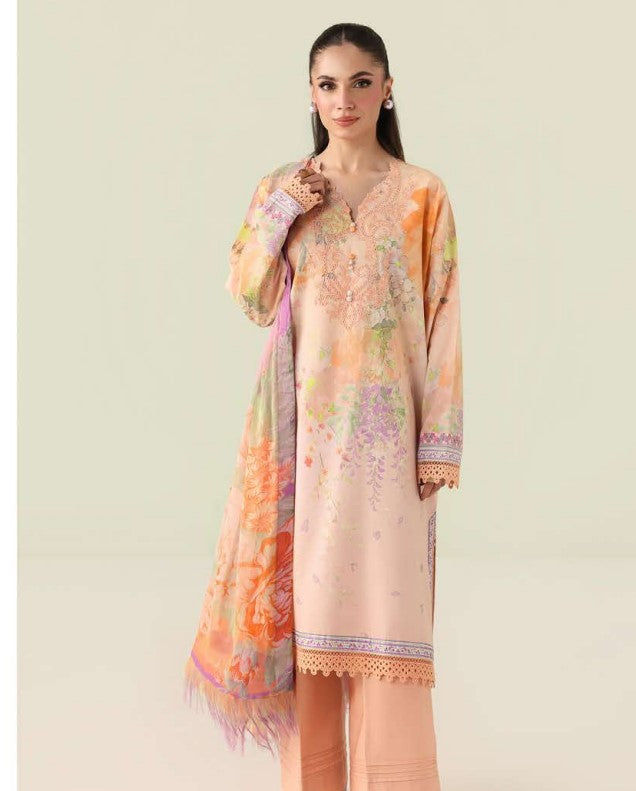 Roheenaz Rosette Lawn-D02B