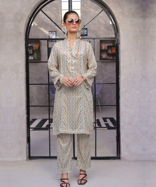 Retro 02pcs RTW Farshi Shalwar Edit-D02
