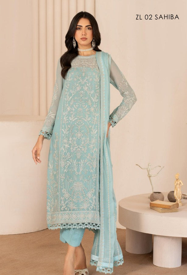 Zarif Thread Works Chiffon-D-02