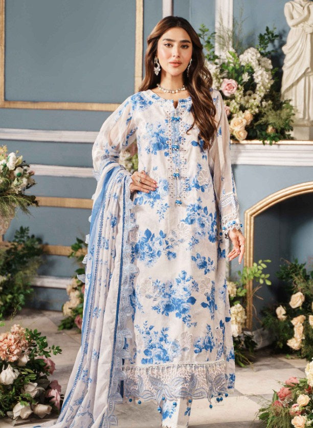 Al Zohaib Cambric Cutwork-D02