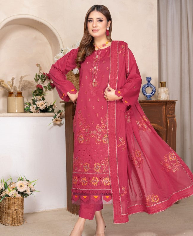 Alif Airjet Fancy Emb Lawn-D02