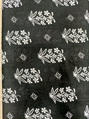 Black & White Printed Lawn-D02