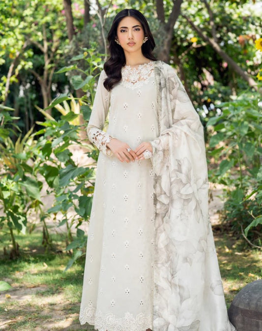 Zarif Nurah Textured Lawn-D02