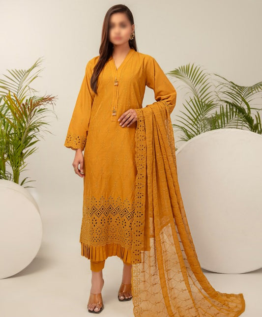 Fantak Chikankari Emb Lawn-D02