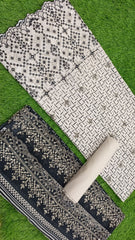 Bin Saeed Emb Chikankari Lawn-D02