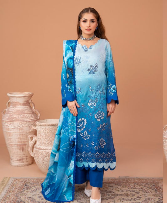 Hadia Rohana Luxury Emb Lawn-D02