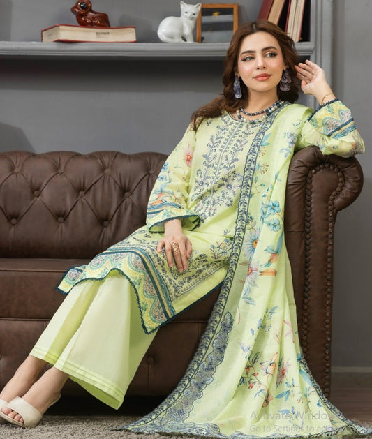 Abisha Izmir Emb Lawn-D02