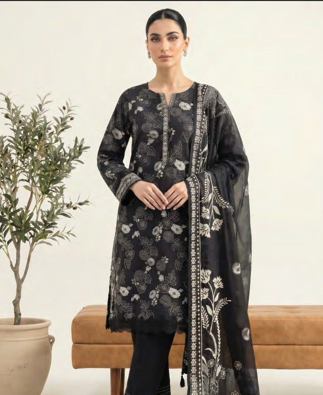 Lakhany Monochrome Lawn-LG-UB-0383