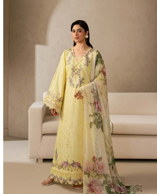 Elaf Ecraft Chikankari Lawn-EHC-3A