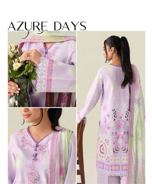 Roheenaz Rosette Lawn-D03A