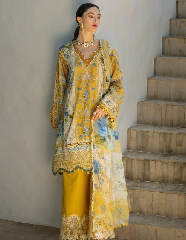 Elaf Signature Emb Lawn-D03B