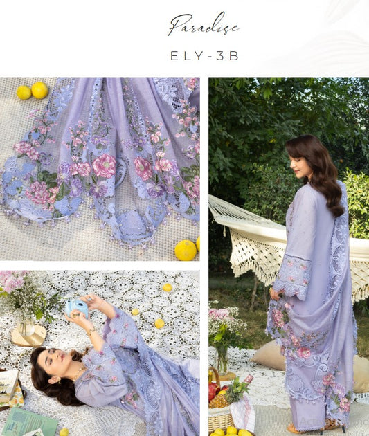 Elaf Luxury Lawn-ELY-3B