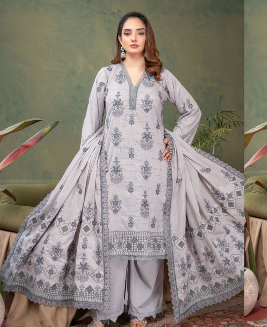 Alif Emb Fancy Lawn-D03