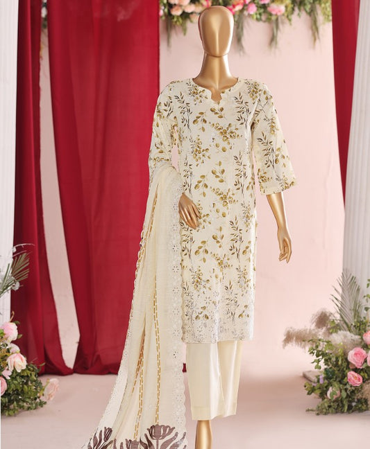 Mi Simply White Emb Lawn-D03