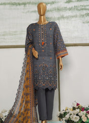 Riwayat Emb Stitched Lawn-D03