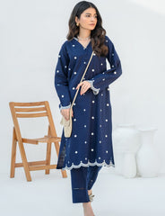 RTW Emb Chikankari Khaddar-D03