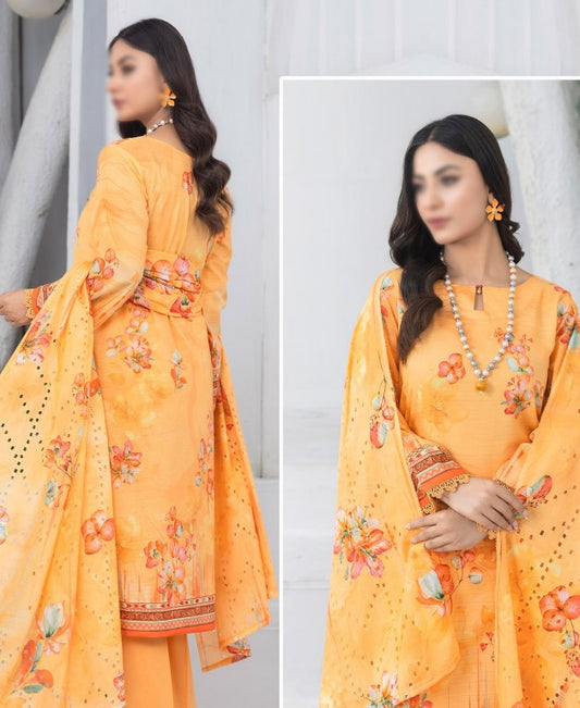 Fantak Silsila Printed Lawn-D03