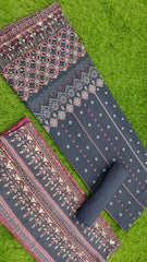 Bin Saeed Emb Chikankari Lawn-D03