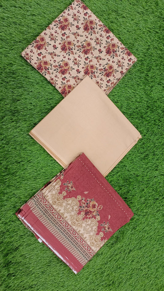 Bin Saeed Mother Printed Lawn-D03