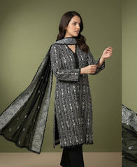 Regalia Black & White Lawn-D03