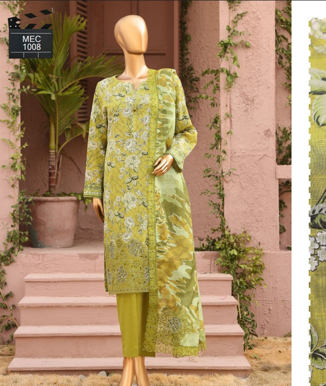 HZ Meenakari Emb Cotton-D03