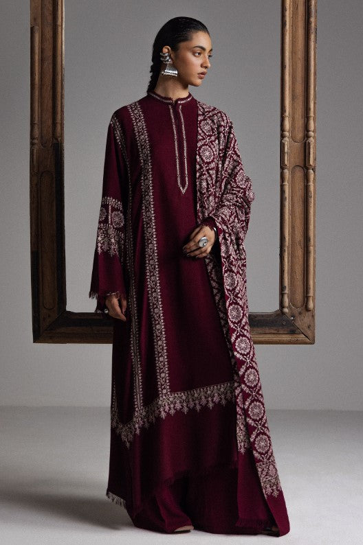 Zara Shahjahan Saraab Winter-MEHRAB-D3