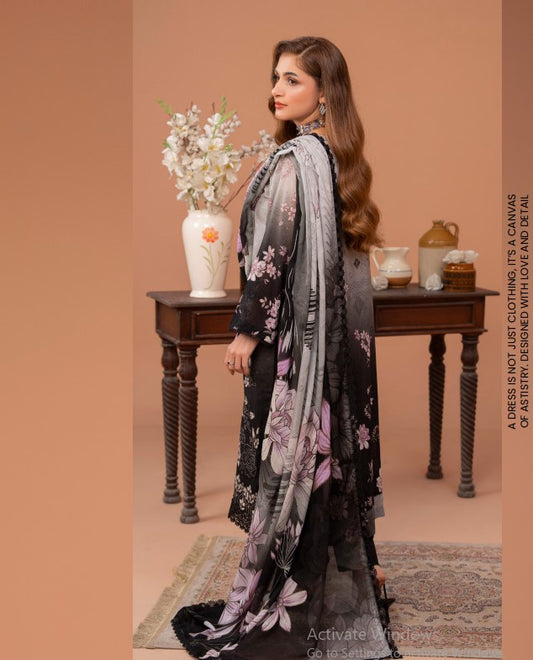 Hadia Rohana Luxury Emb Lawn-D03