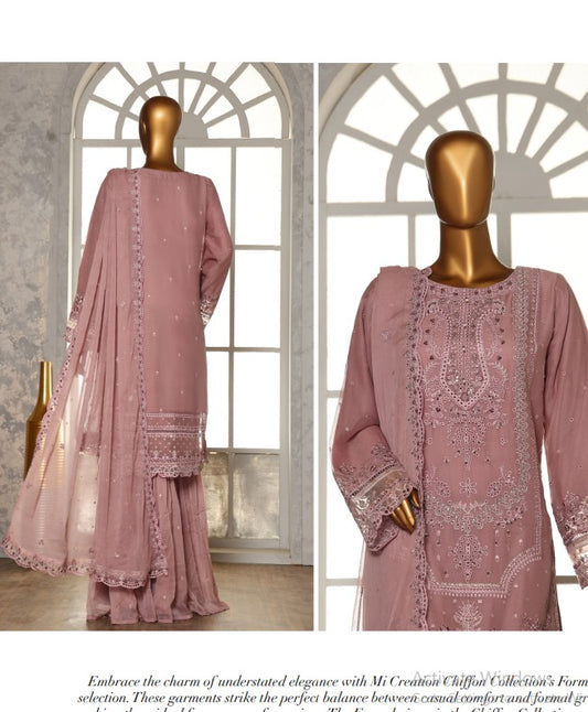 Mi Ready To Wear Emb Chiffon-D03