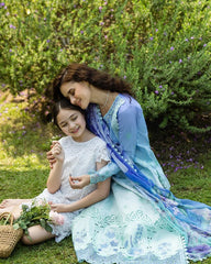 Mushq Solace Ombre Chikankari-D03