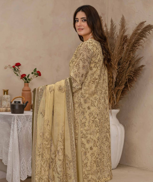 Zara Meer Sweet Florals Lawn-D03