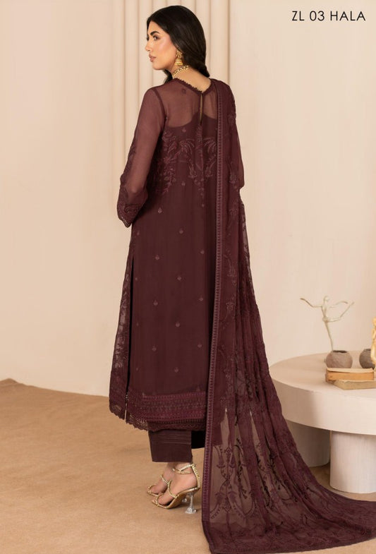 Zarif Thread Works Chiffon-D-03