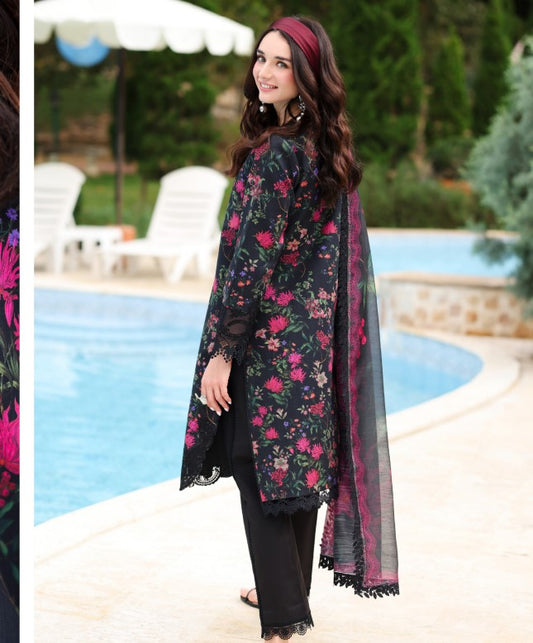 Rang Rasiya Life Style Lawn -D03 Midnight