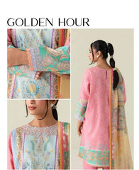 Roheenaz Rosette Lawn-D04A