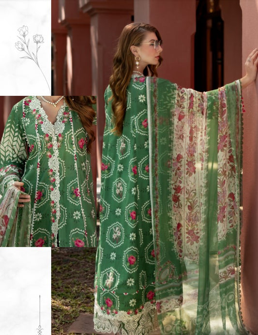 Elaf Signature Emb Lawn-D04B
