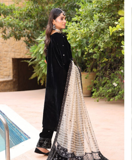 Mi Creation Embroidered Velvet -D03