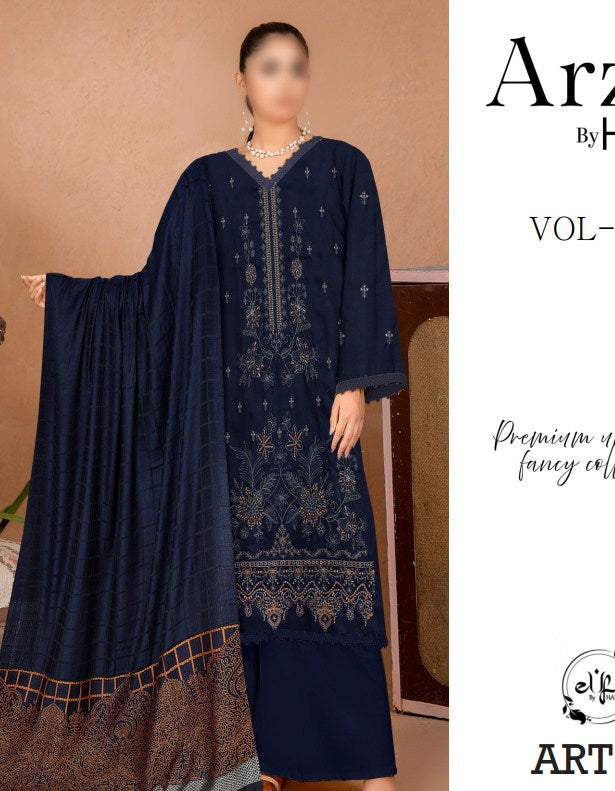 Arzoo Winter By Hadia-D04