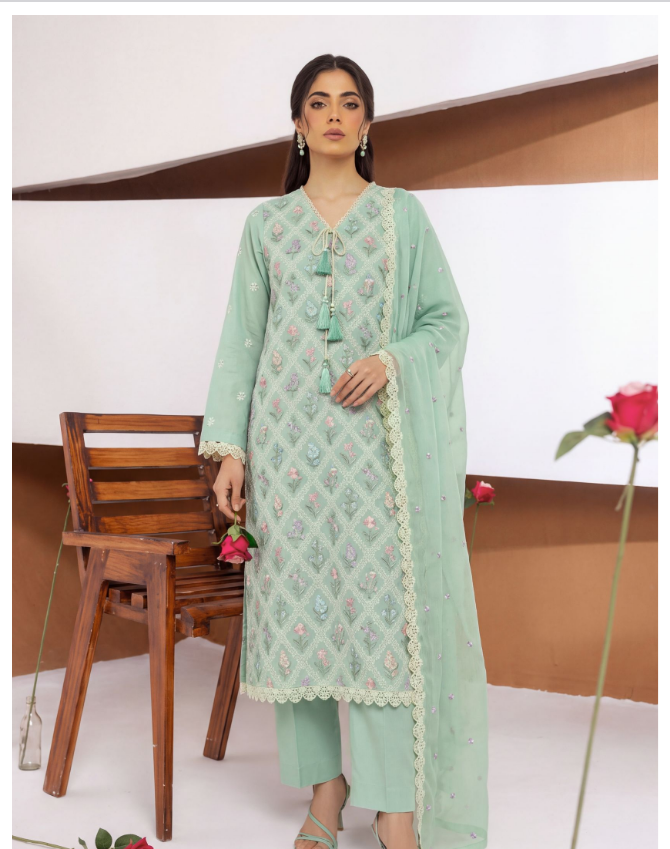 Soghat Nysa Chikankari Cambric-D04