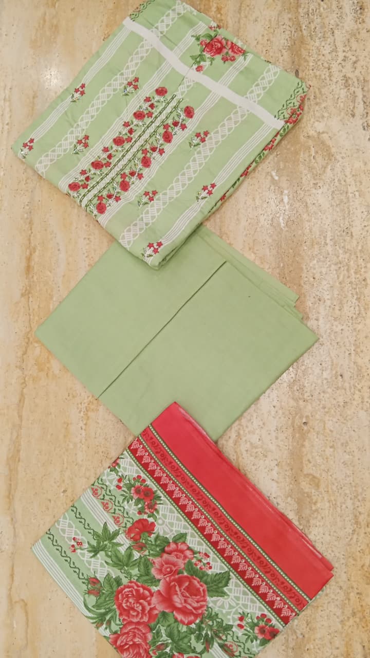 AK Classic Printed Emb Lawn-D04