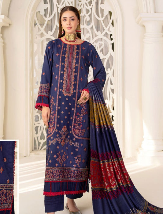 Rangoli Emb Dhanak-D04