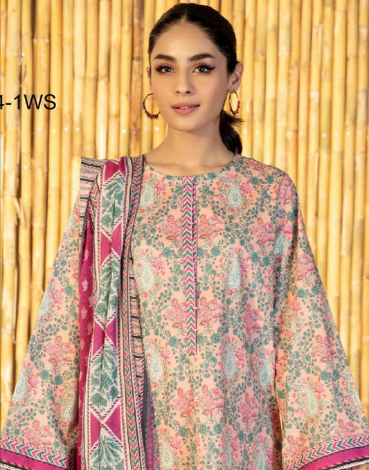 Sapphire Daily Printed Lawn-D04