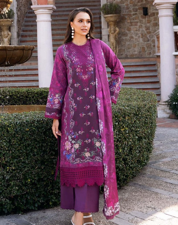 Afrozeh Damask Emb Lawn-D4B