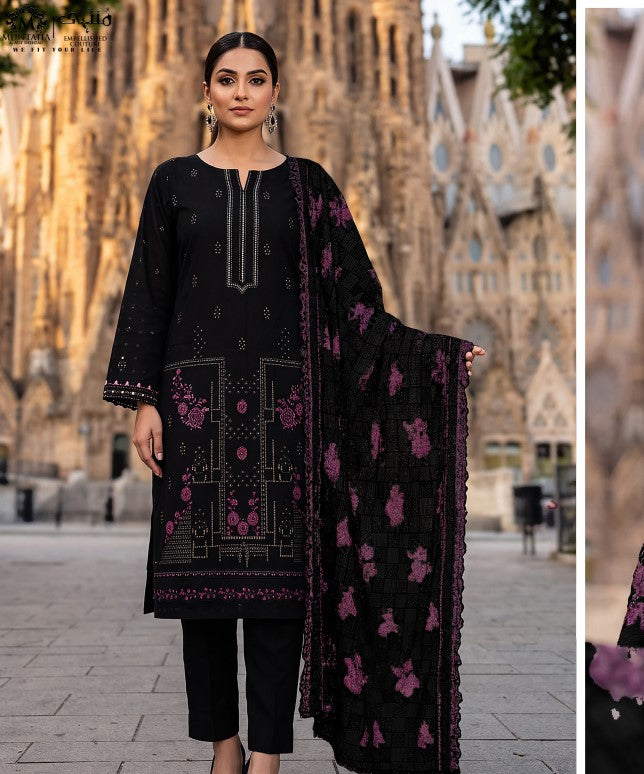 Minha Emb Jacquard Cotton-D04